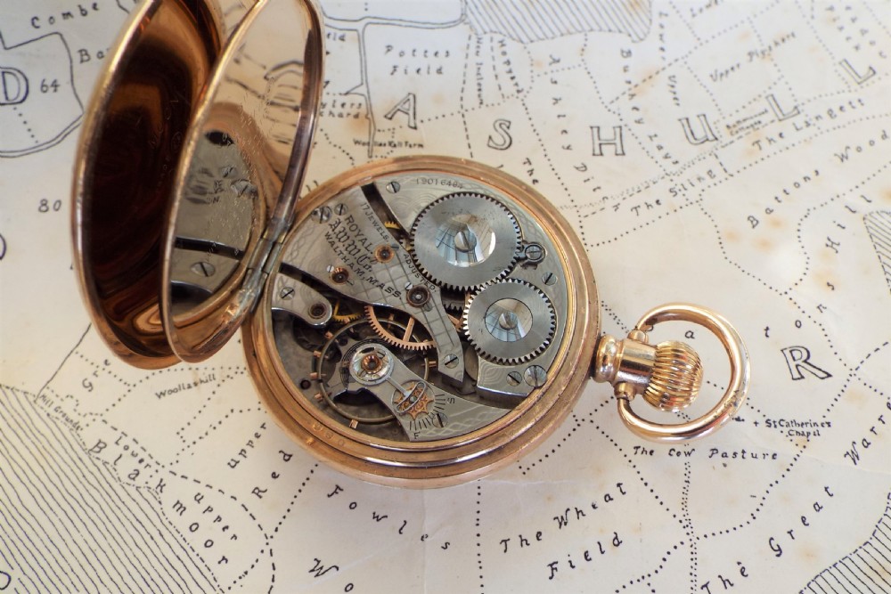 Waltham Royal pocket watch in beautiful condition View III