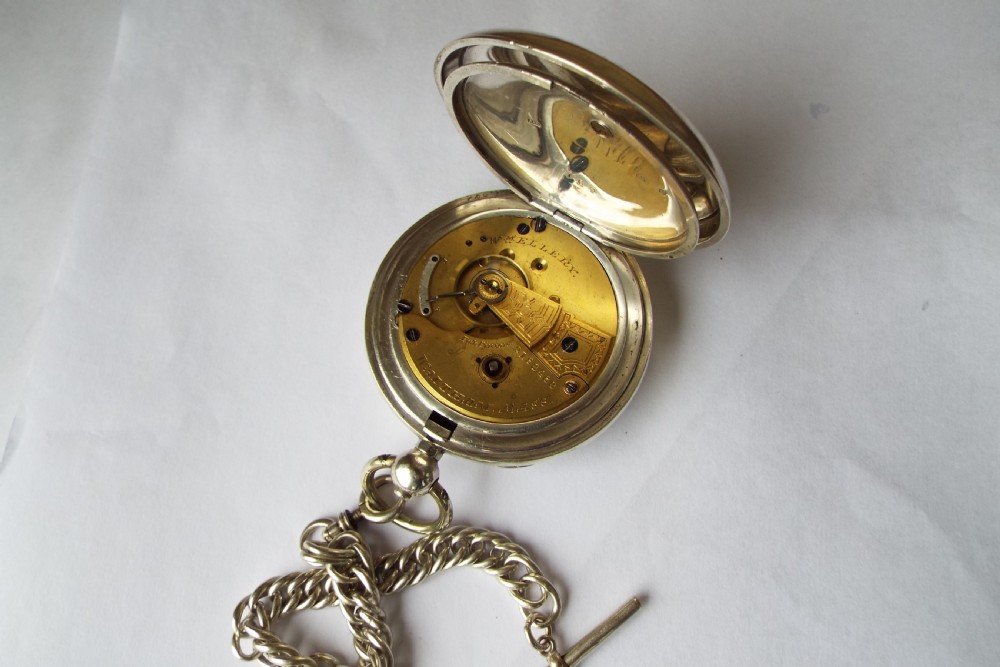 1933 Cyma silver pocket watch from J W Benson View III
