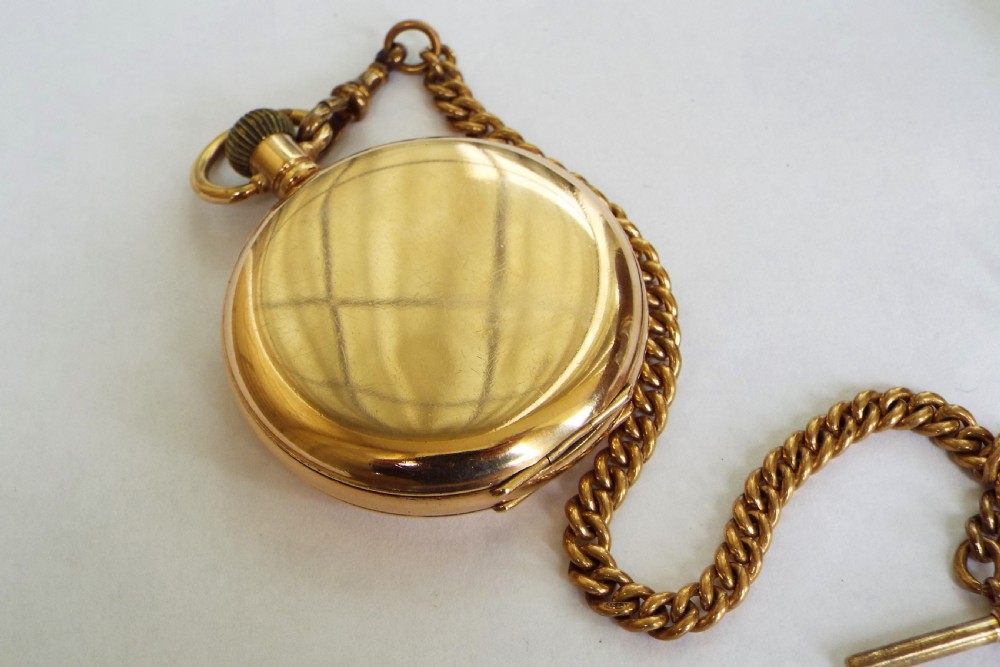 Antique Waltham full hunter pocket watch, 1918 View IV