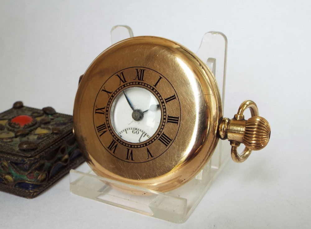 1930s Cyma Rambler half hunter pocket watch