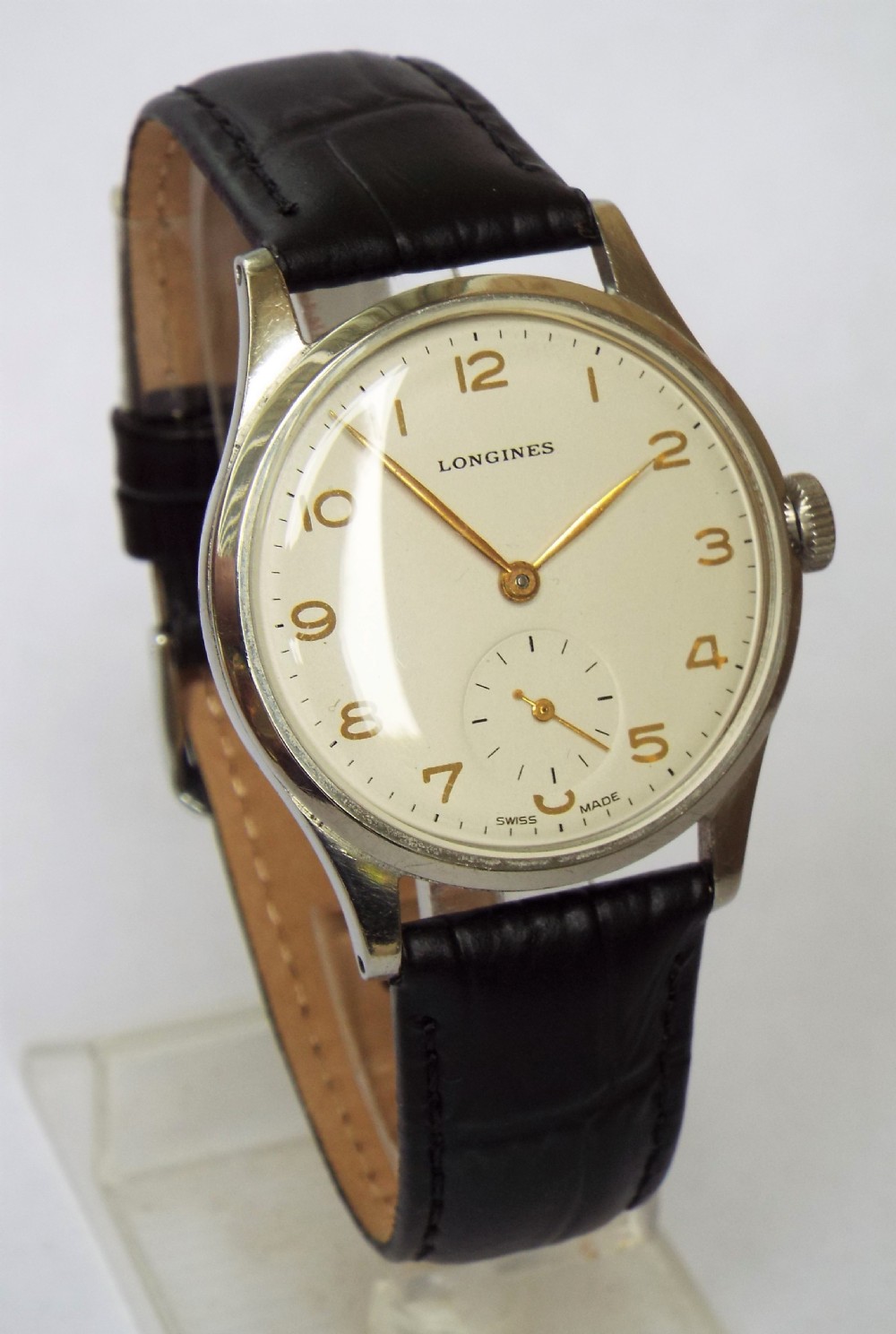 Gents Longines wrist watch, 1950 View II