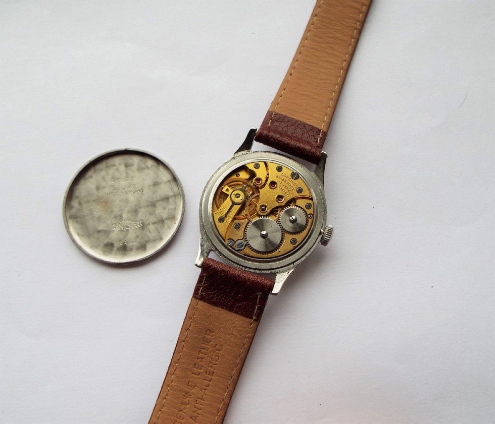 Gents Longines wrist watch, 1950 View V