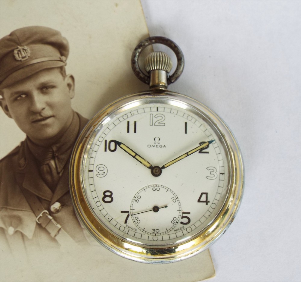 WW2 Omega GSTP pocket watch View IV