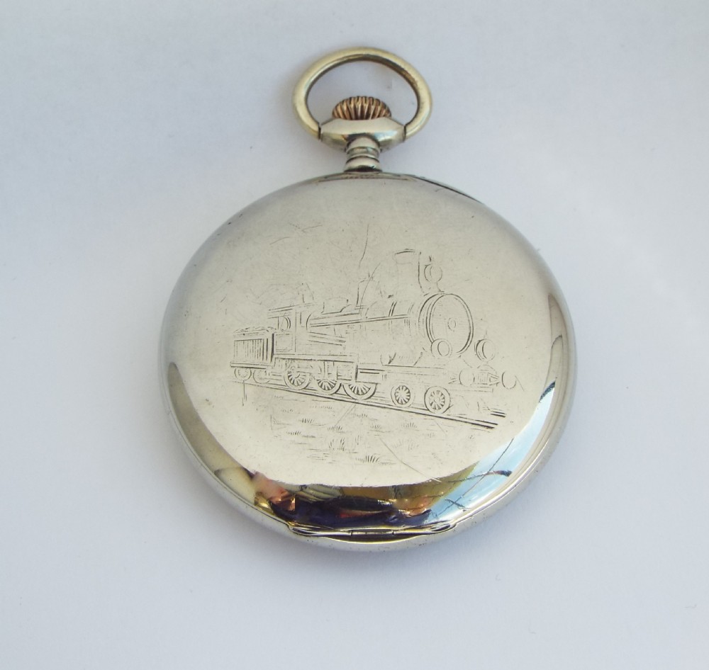 Lanco locomotive pocket watch from Langendorf View III