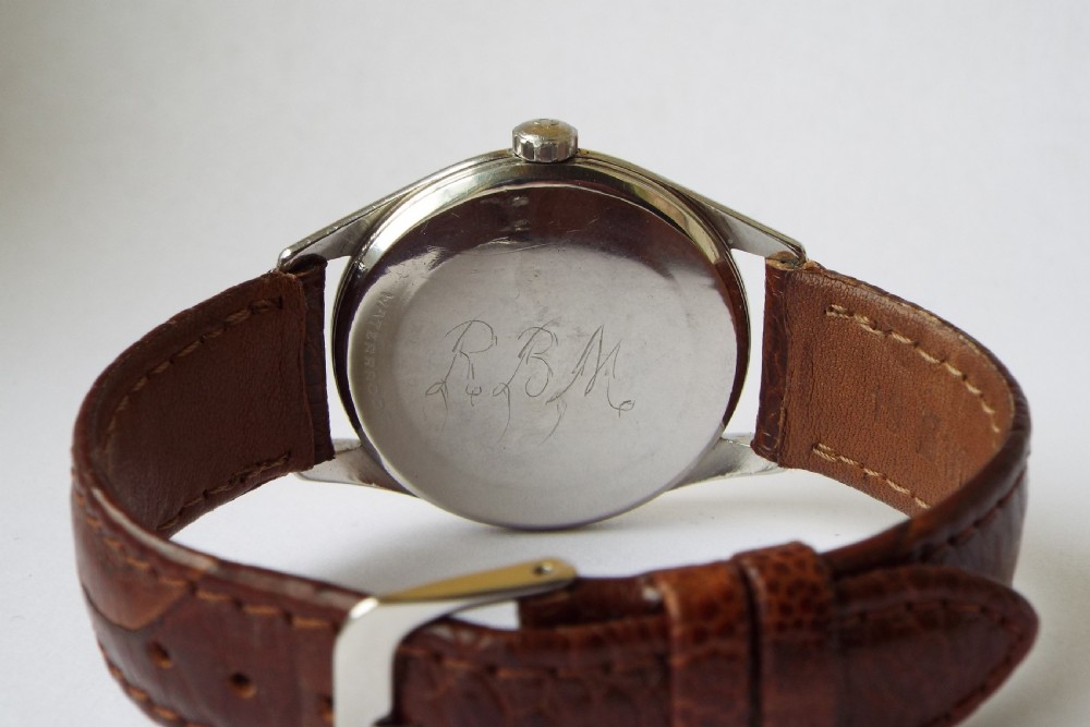 Gents 1950s Omega wrist watch View V