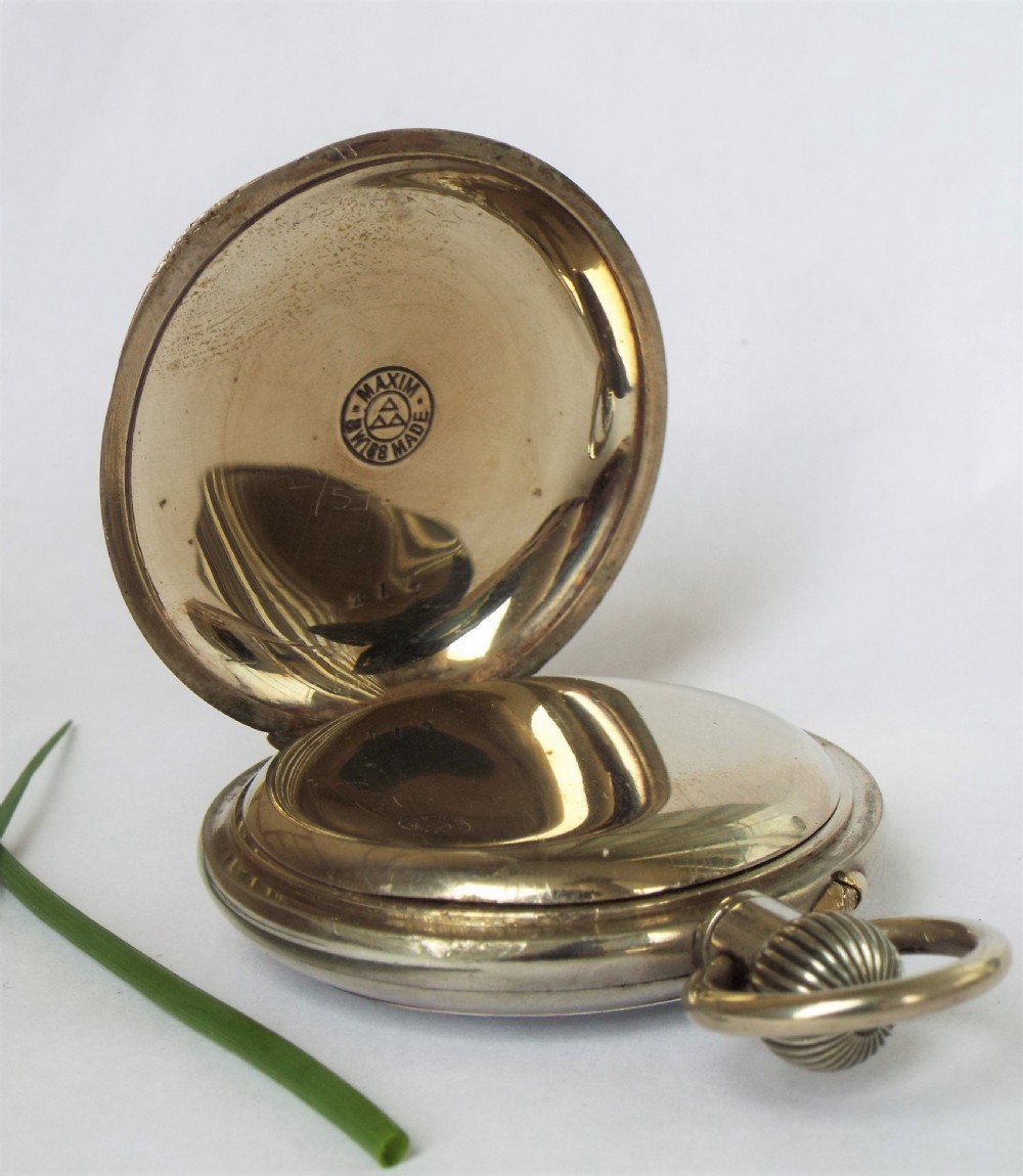 Antique Maxim pocket watch by Droz & Cie View II