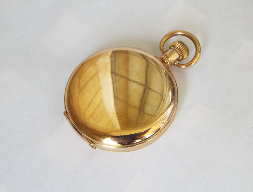 Rare Preston Senior hunter pocket watch by Waltham View V