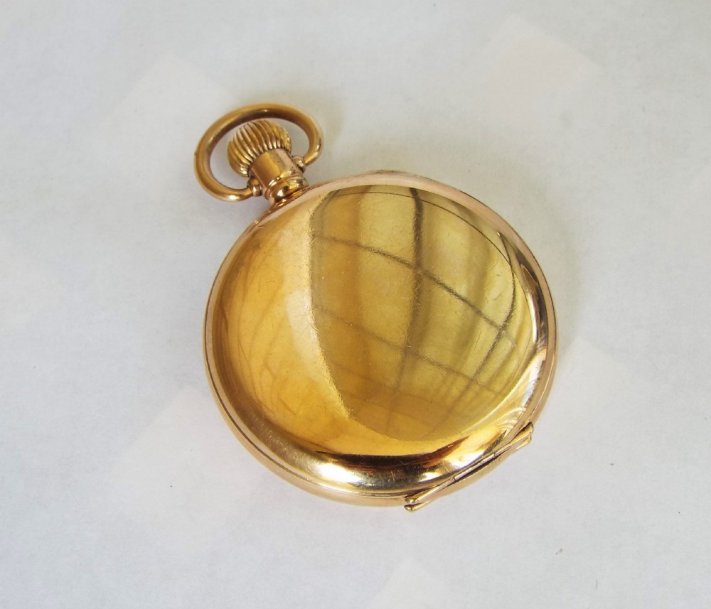 Rare Preston Senior hunter pocket watch by Waltham View VI