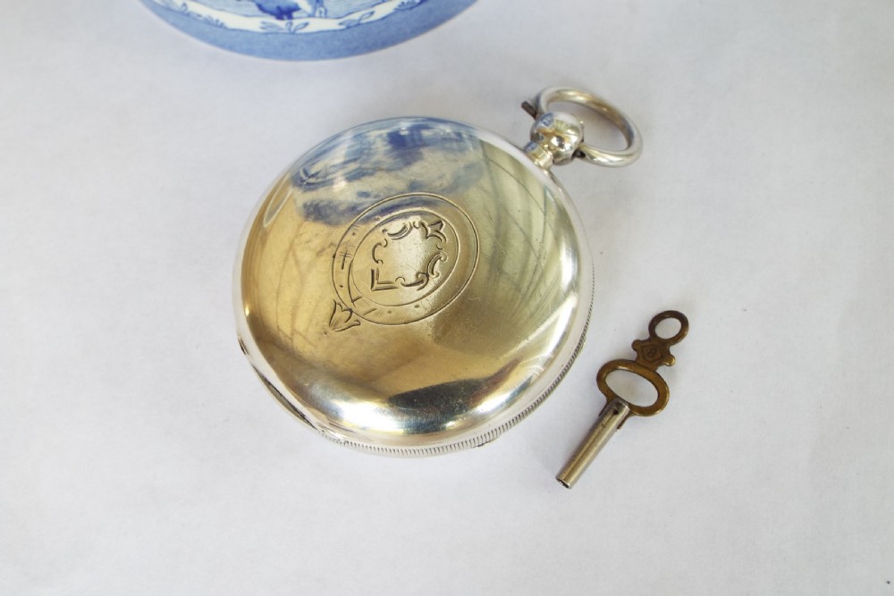 Antique silver pocket watch, Coupe of Rawtenstall View II