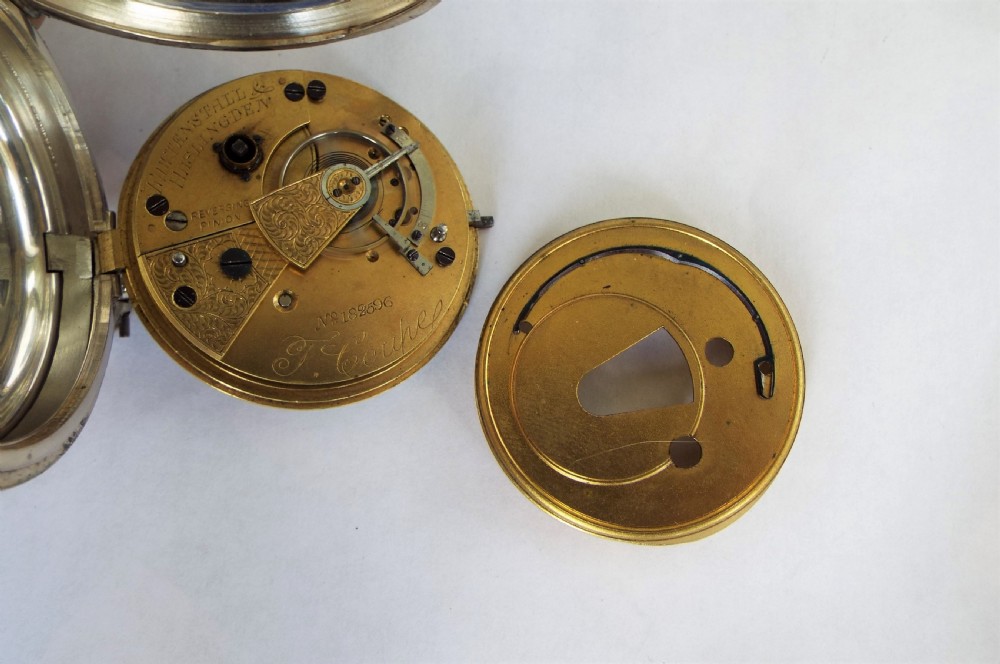 Antique silver pocket watch, Coupe of Rawtenstall View IV