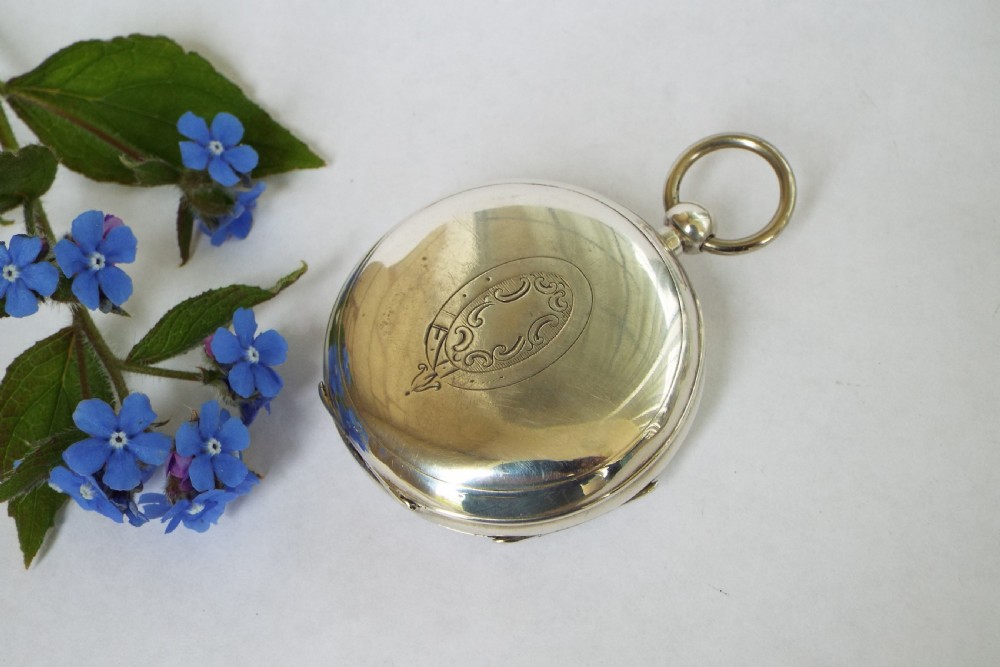 Antique silver Waltham Sterling pocket watch View II