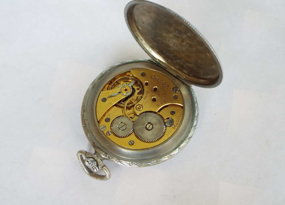 1930s Omega Art Deco pocket watch View II
