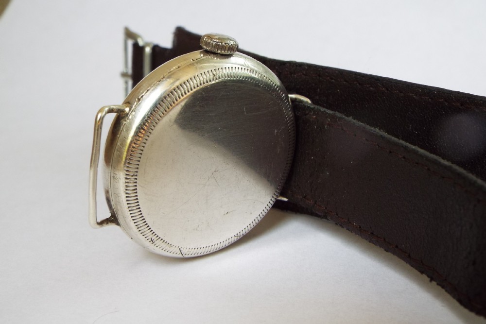 Gents 1914 silver Cyma trench watch View IV