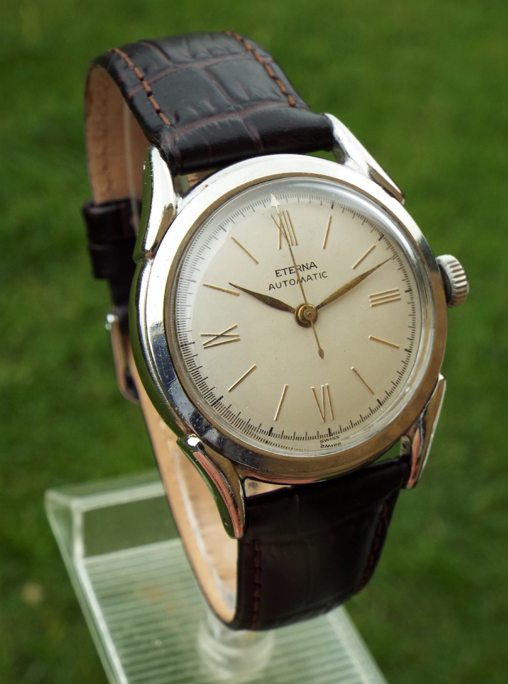 Gents Eterna bumper automatic wrist watch, 1948 View II