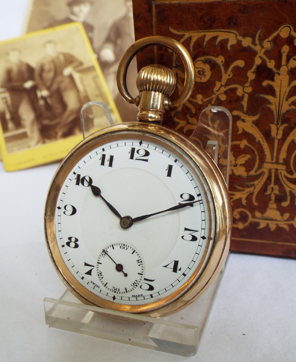 1920s Herald stem winding pocket watch