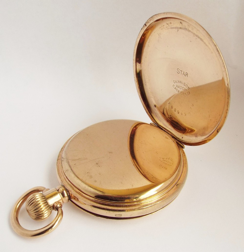 A 1920s Ramson full hunter pocket watch. View IV