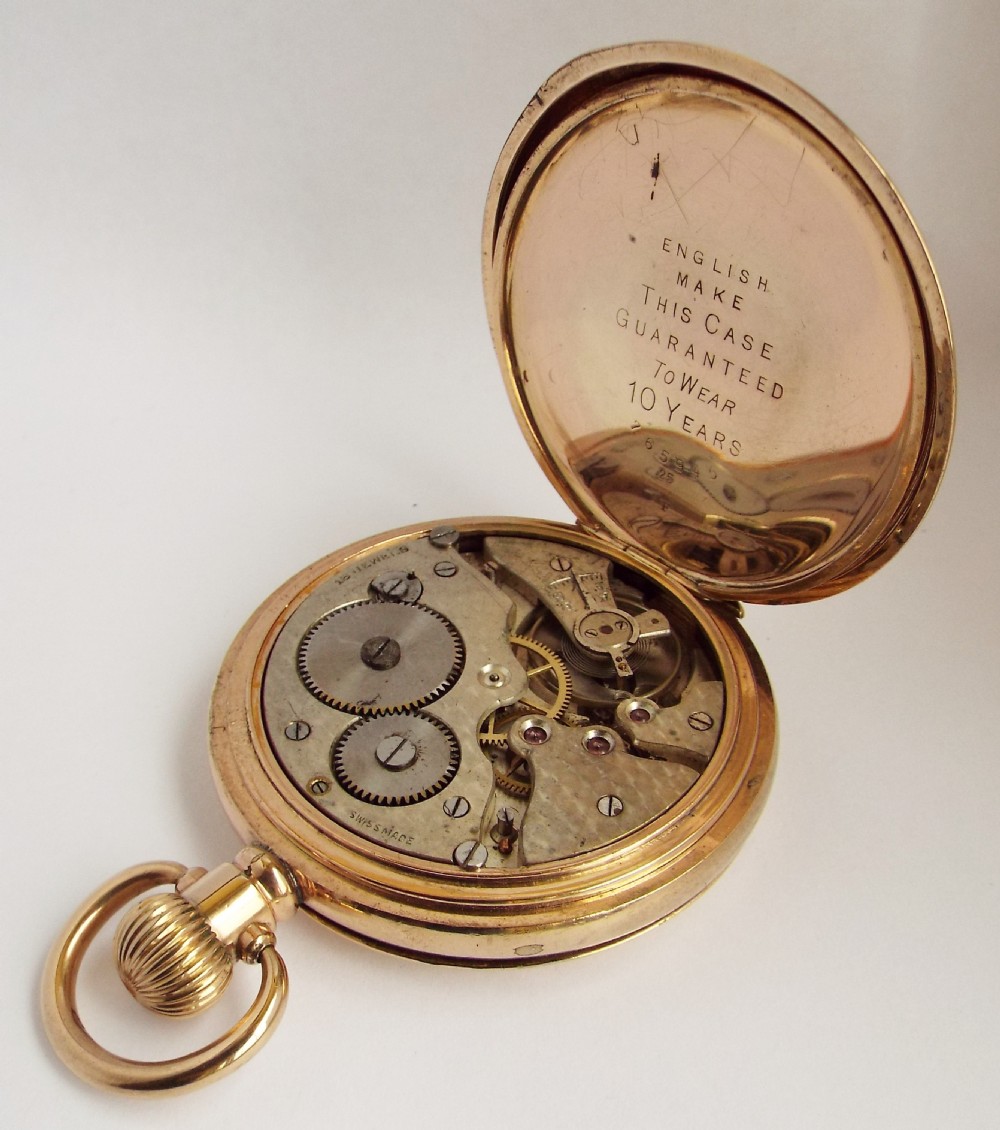A 1920s Ramson full hunter pocket watch. View V