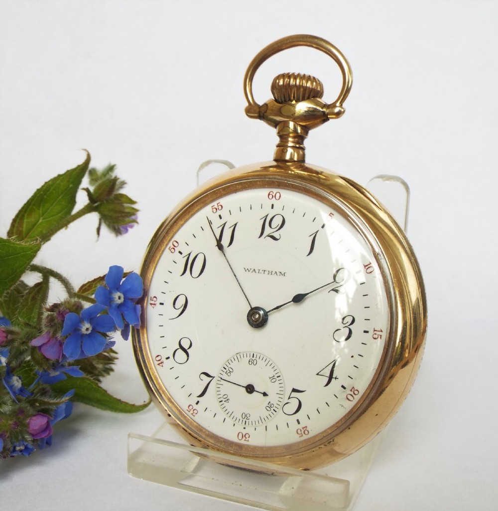 Antique 1906 Waltham P S Bartlett pocket watch