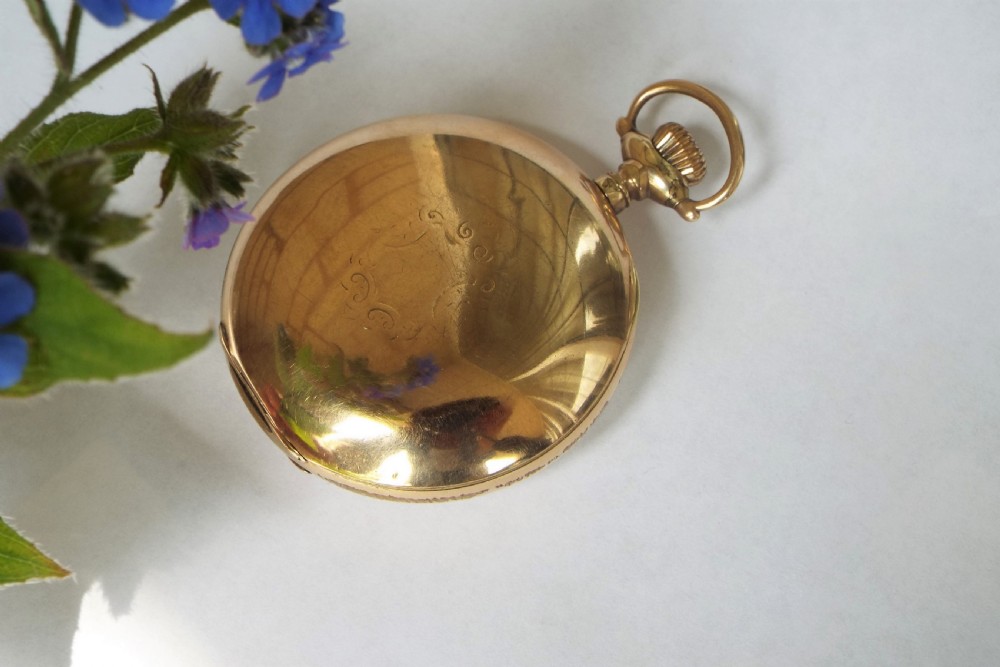 Antique 1906 Waltham P S Bartlett pocket watch View II