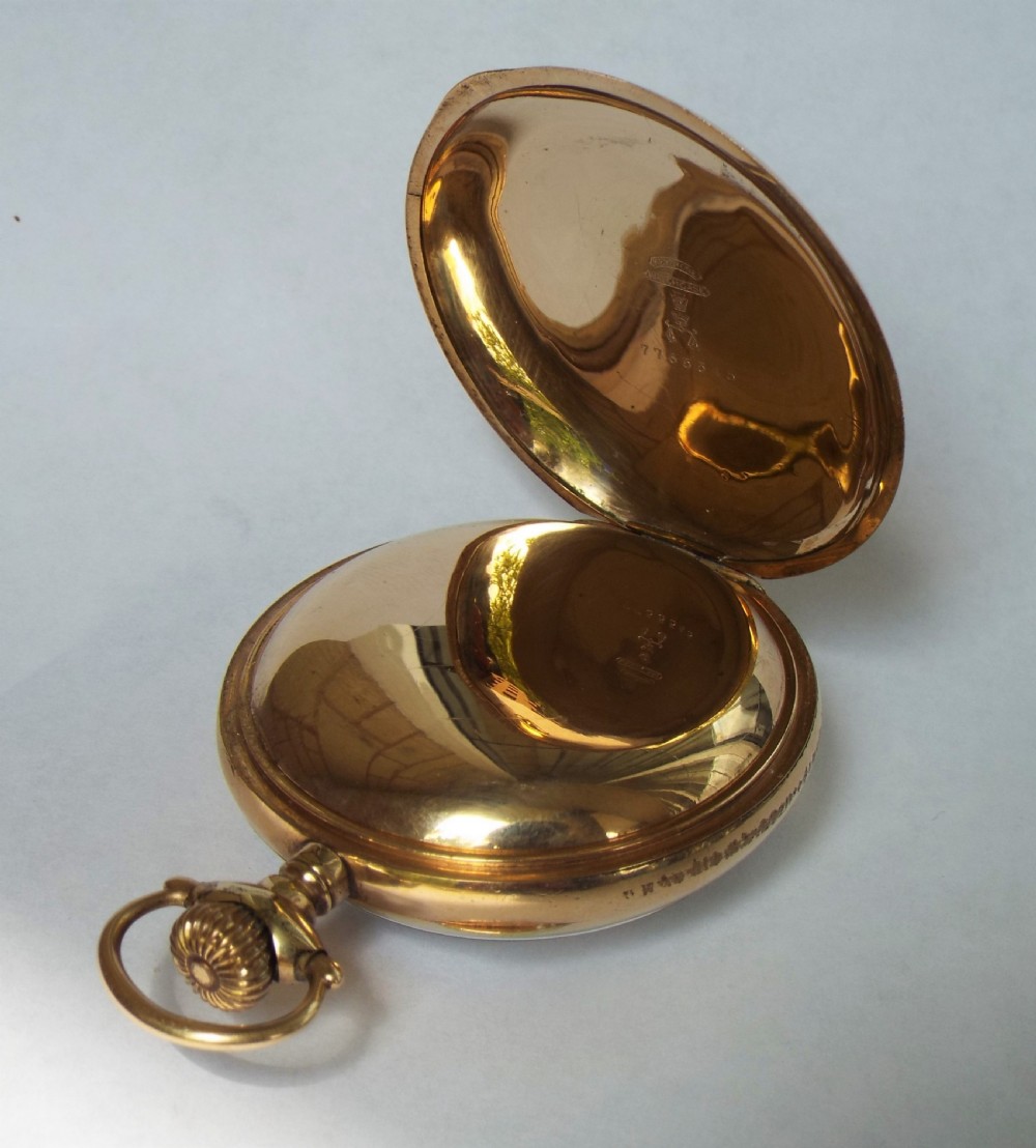 Antique 1906 Waltham P S Bartlett pocket watch View III