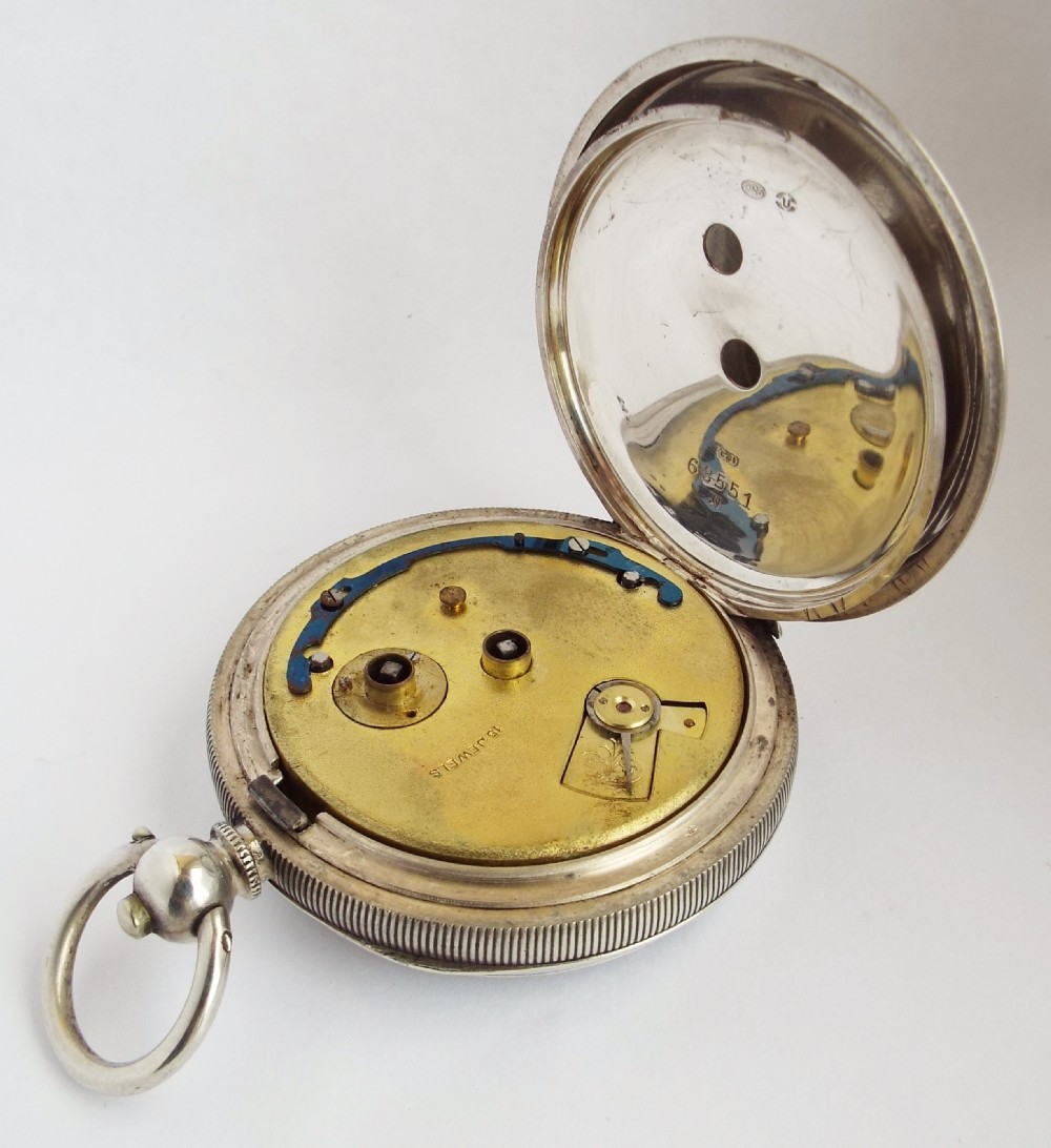 A vintage 1920s silver pocket watch. View IV