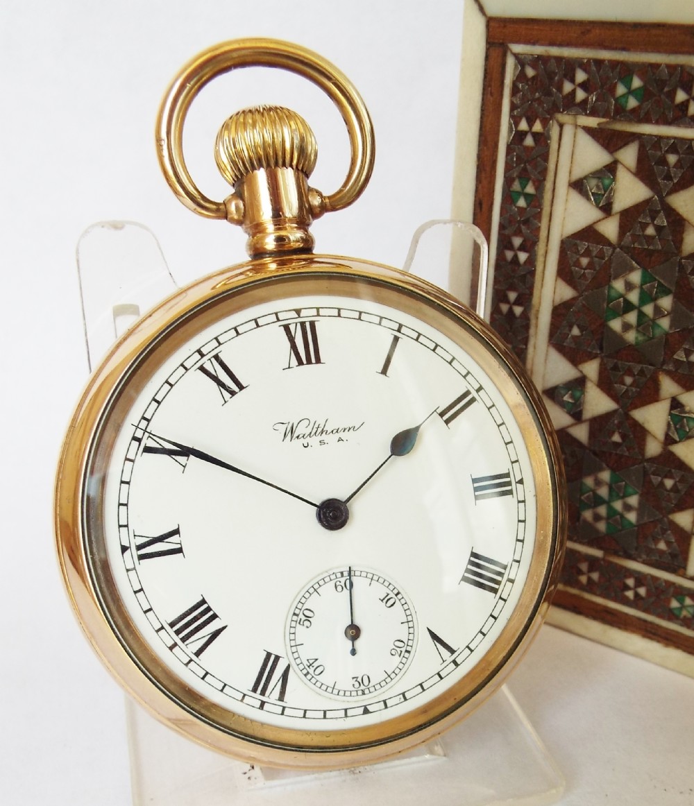 Antique 1917 Waltham Marquis pocket watch.