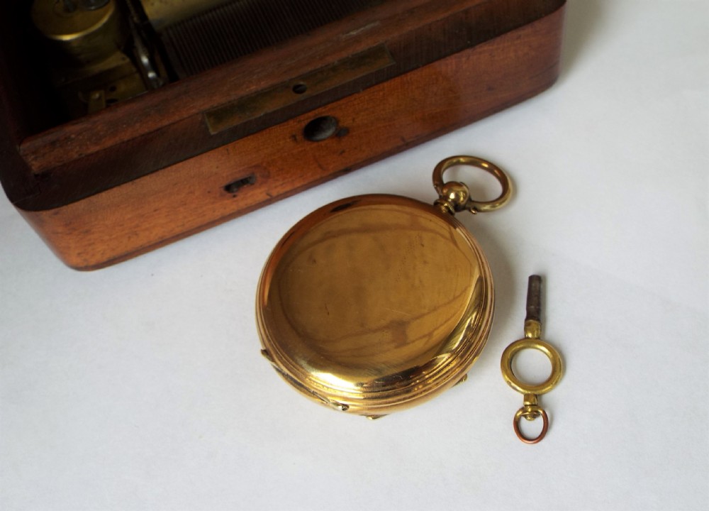 Antique gold filled pocket watch, c1880s View IV