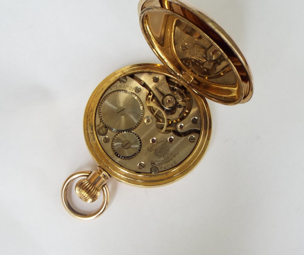 Antique Thomas Russell full hunter pocket watch View III