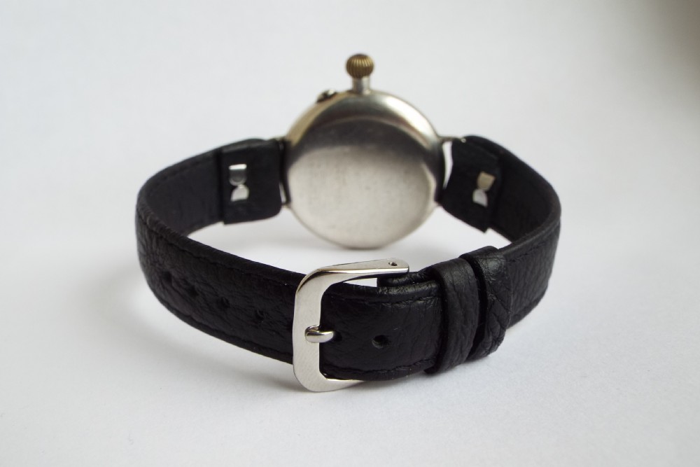 Gents silver IWC trench watch, 1916 View III