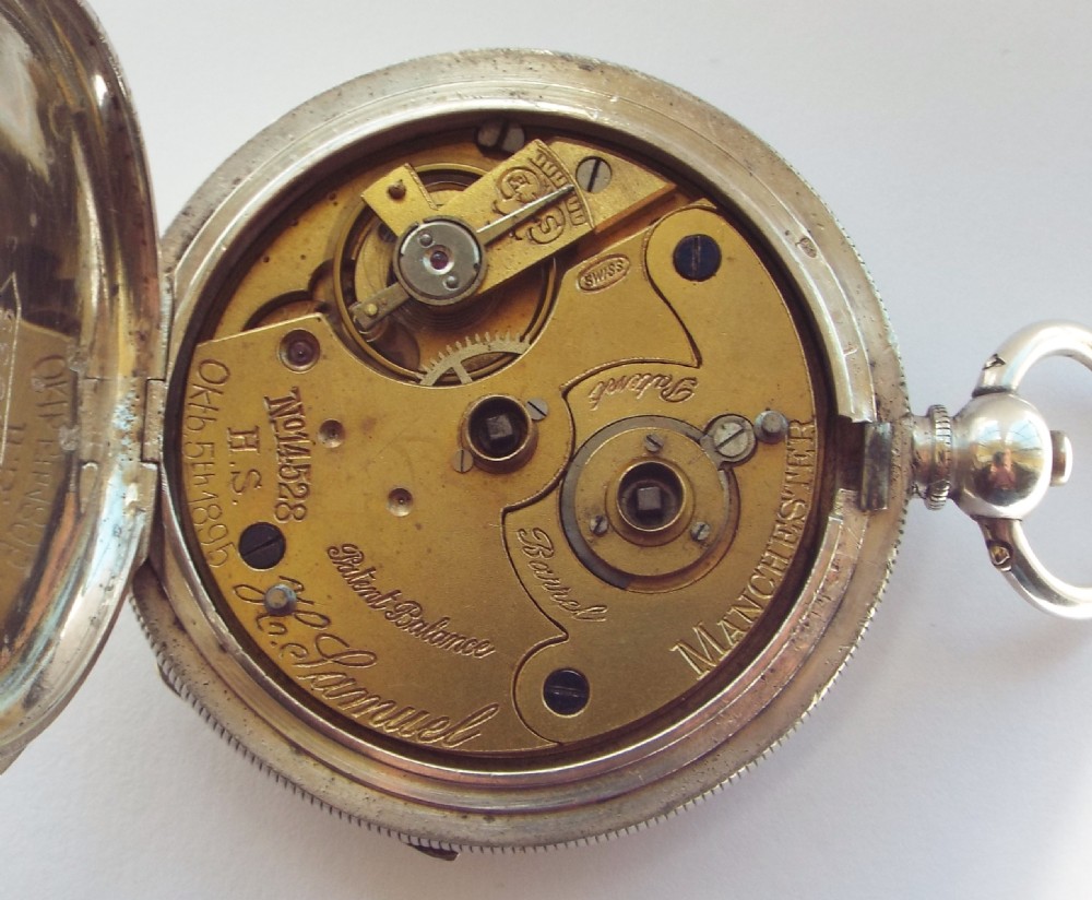 An antique silver Acme Lever pocket watch by H Samuel. View VI