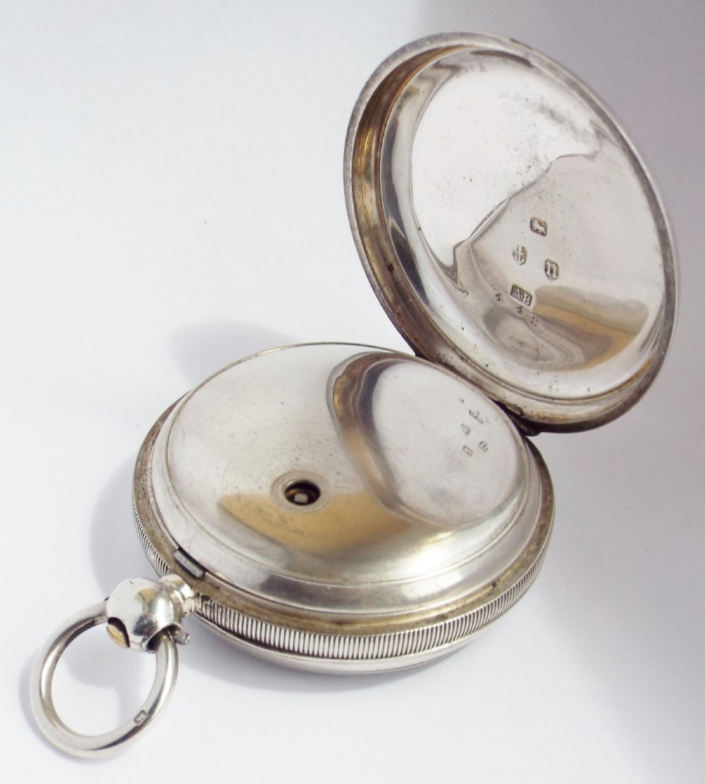 An antique silver Waltham Farringdon H pocket watch. View III