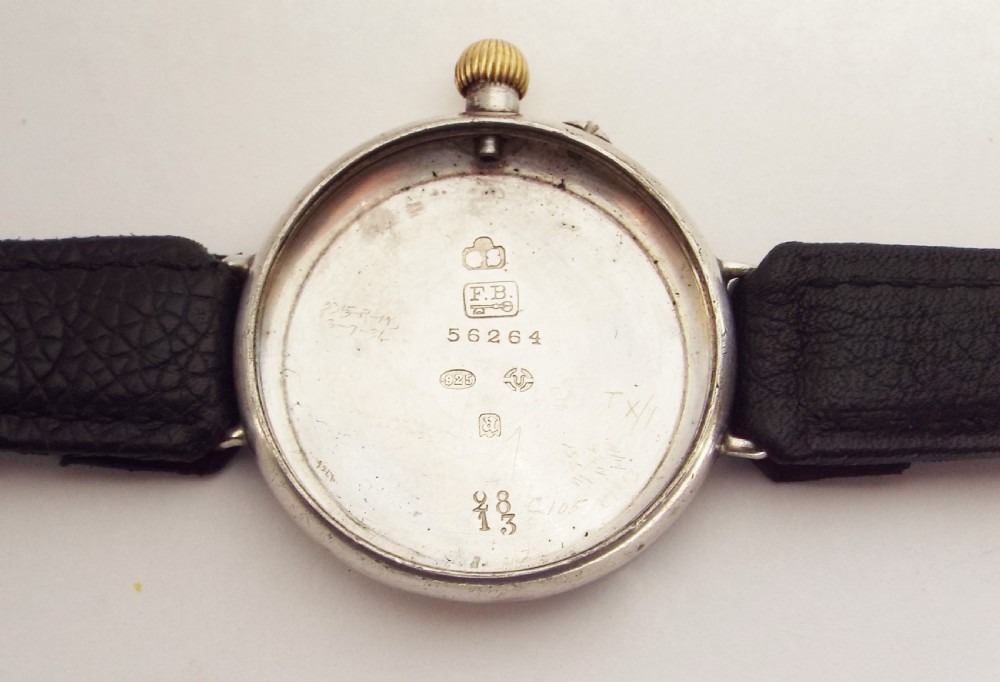 A gents silver Borgel cased trench watch, 1916. View IV