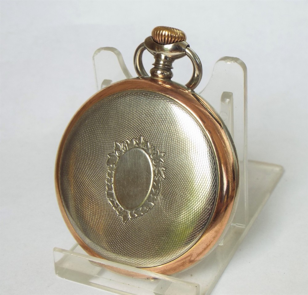 Antique silver Revue pocket watch View III