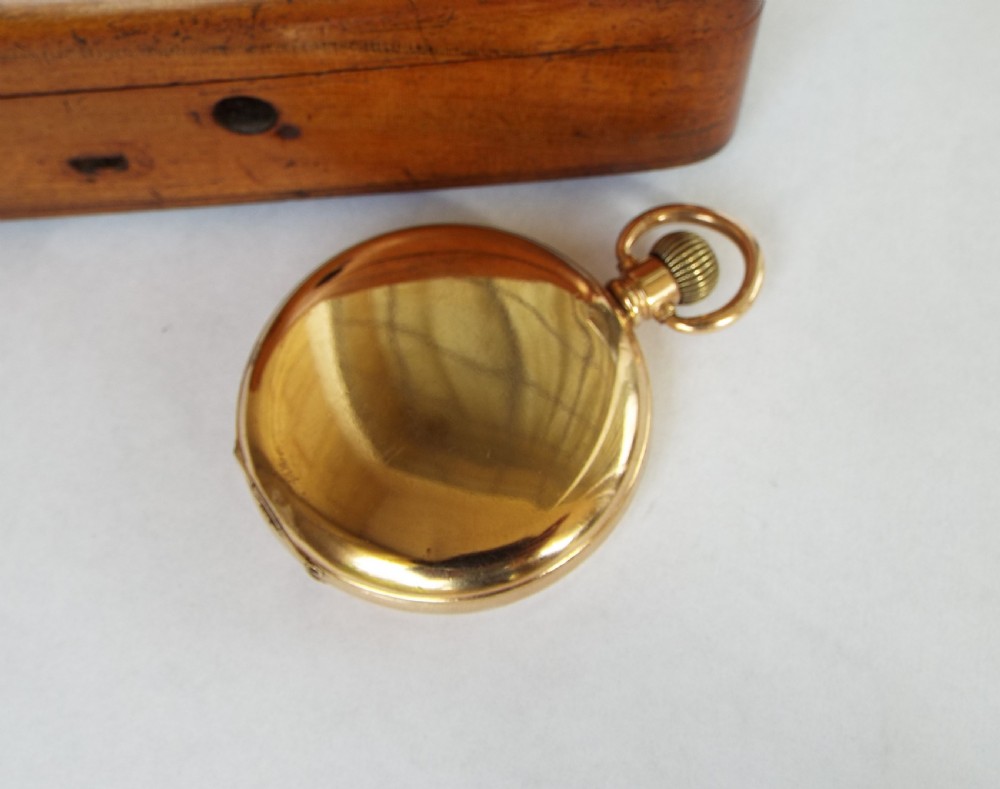Waltham Traveler full hunter pocket watch, 1918 View V