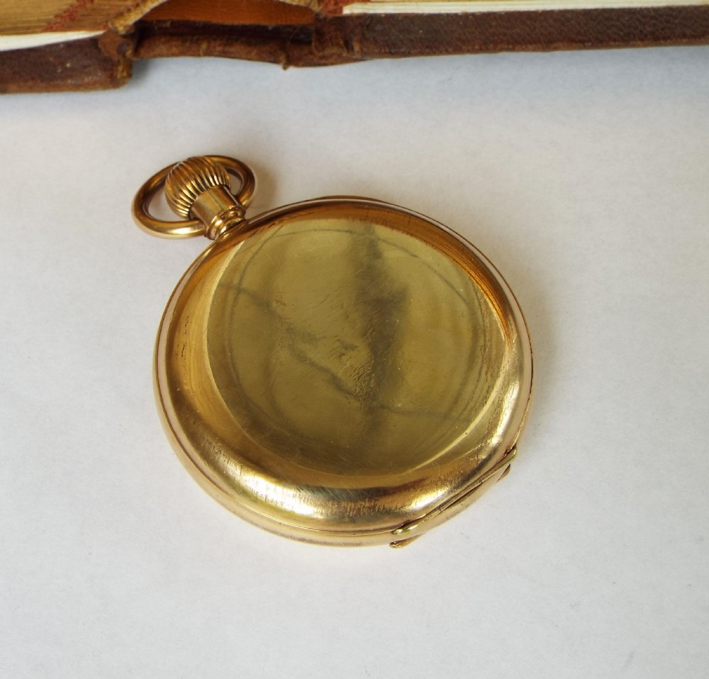 Waltham “Russell” full hunter pocket watch,  1918 View III