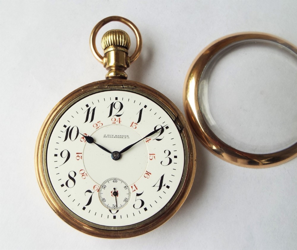 Longines Express Monarch Canadian railroad pocket watch, 1901 View II