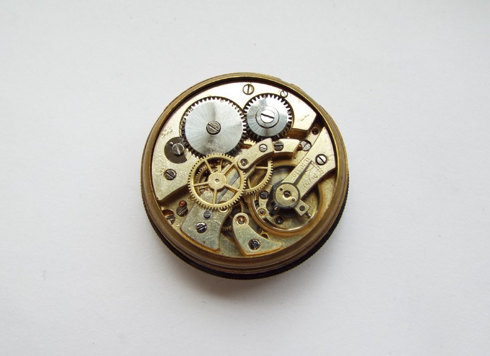 Gents 1915 silver Stauffer officer's watch View VI