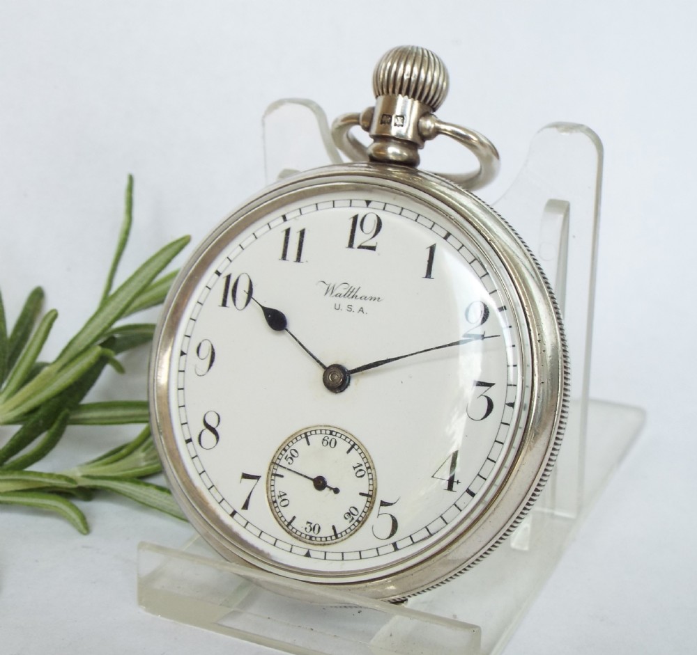An antique Waltham Marquis pocket watch