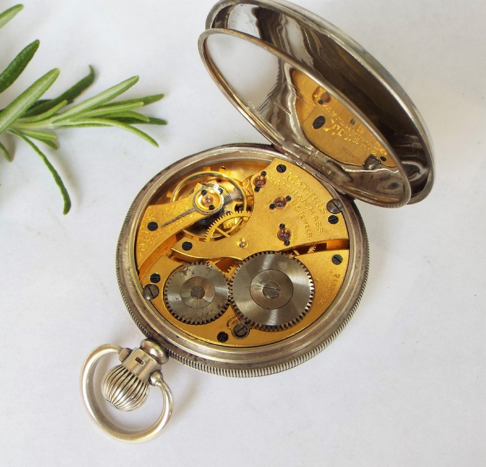 An antique Waltham Marquis pocket watch View IV
