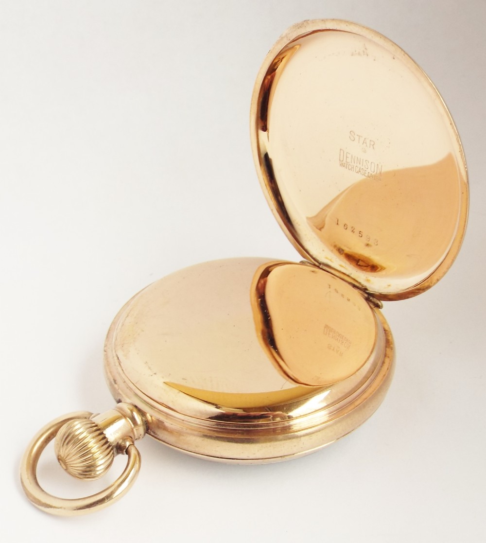 Antique stem winding Waltham pocket watch 1911. View III