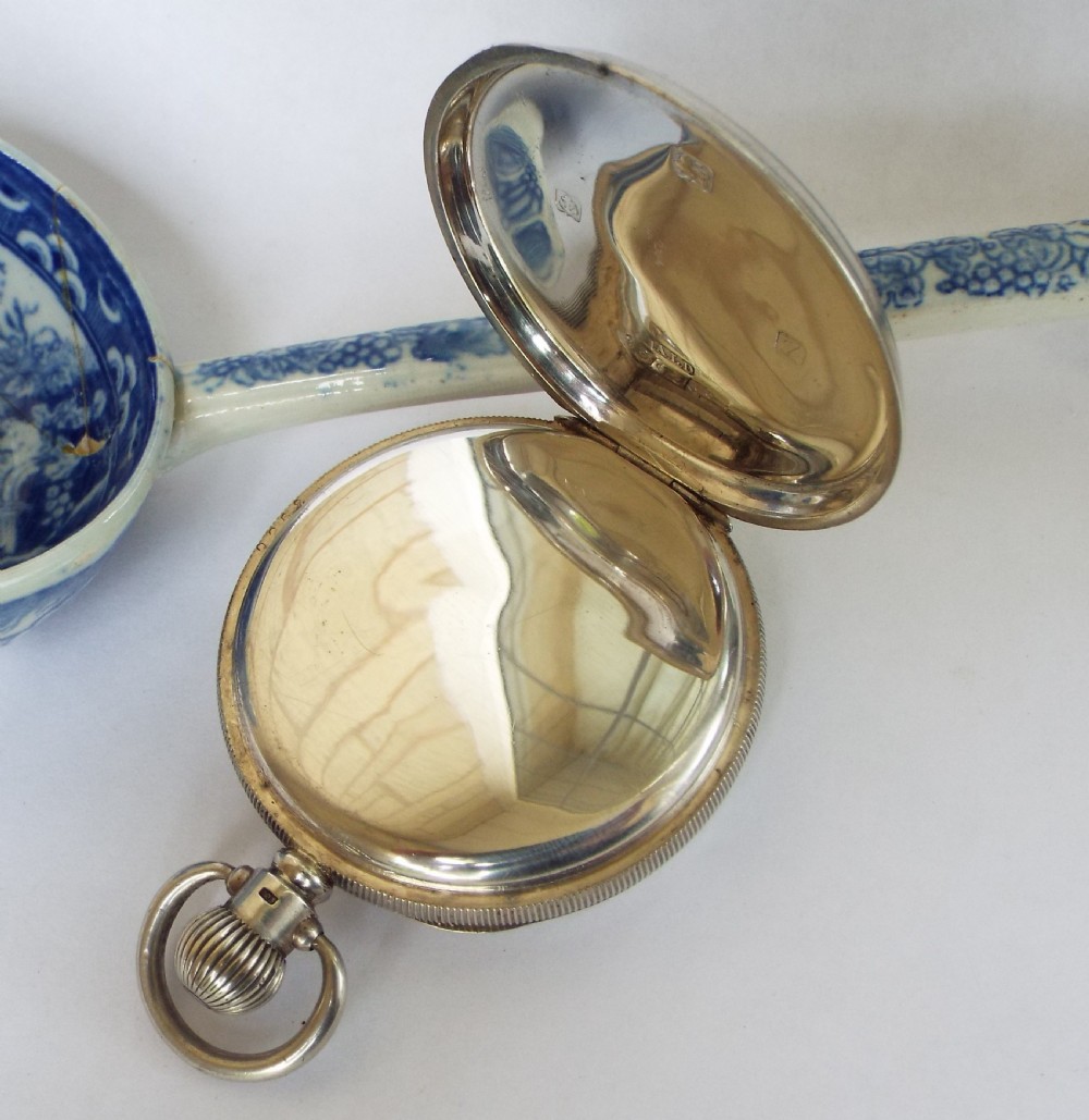 1925 Waltham Traveler silver pocket watch View III