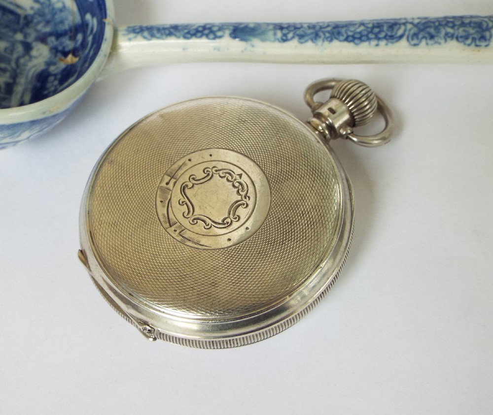 1925 Waltham Traveler silver pocket watch View V