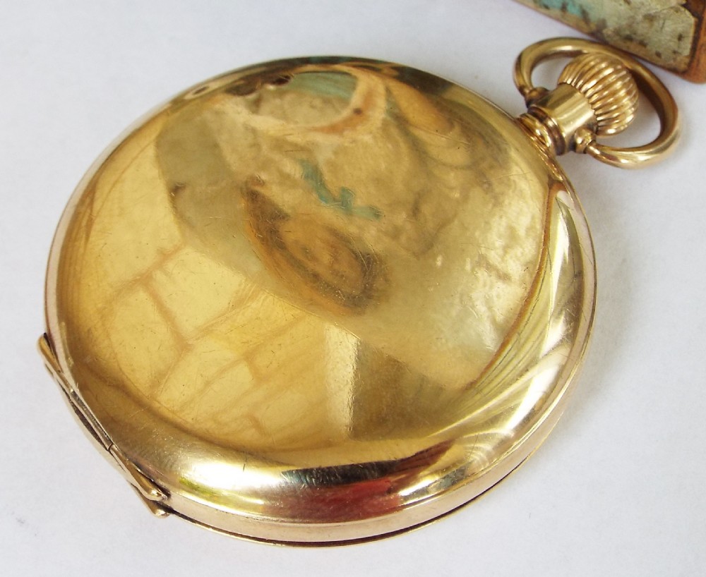 An antique Limit No 2 full hunter pocket watch, circa 1910s. View II