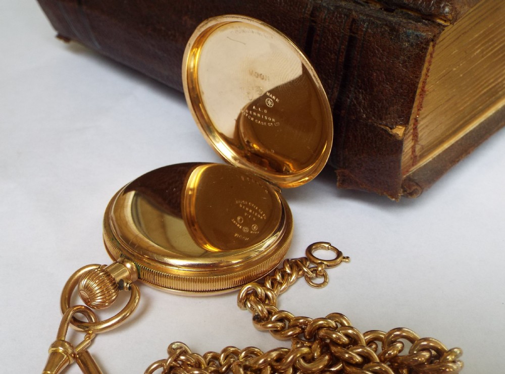 Antique Waltham P S Bartlett hunter pocket watch View IV
