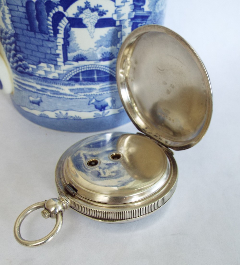 Antique silver Kays Perfection Lever pocket watch View IV