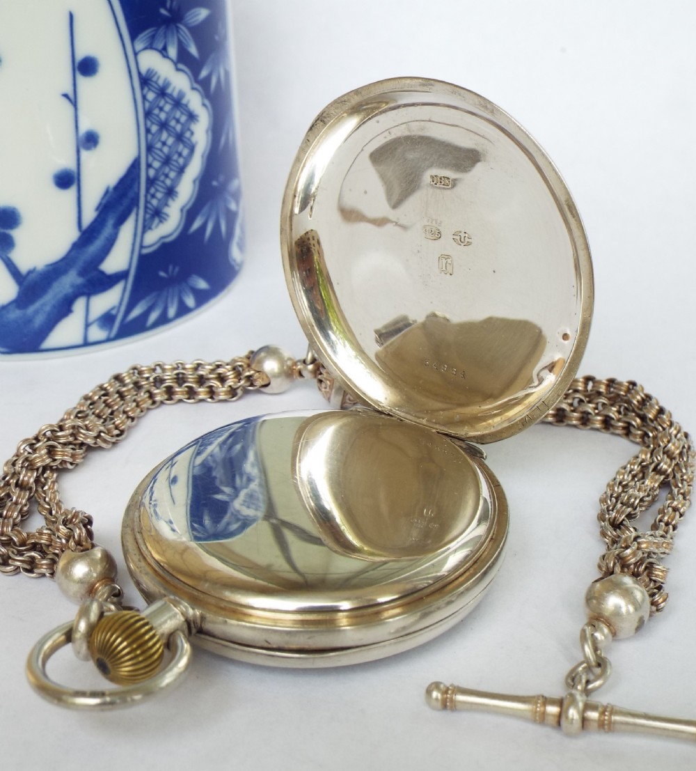 Antique silver pocket watch from Dimier Frères View IV