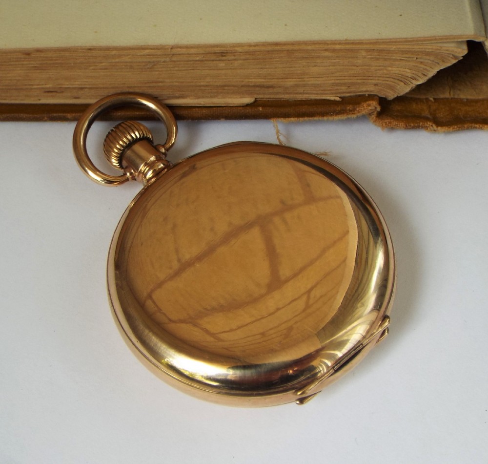 Waltham half hunter pocket watch, 1930 View III