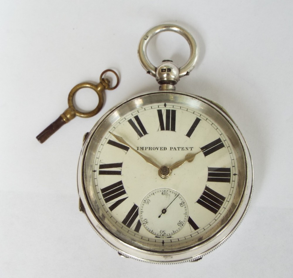 Antique silver fusee pocket watch, Sunderland View II