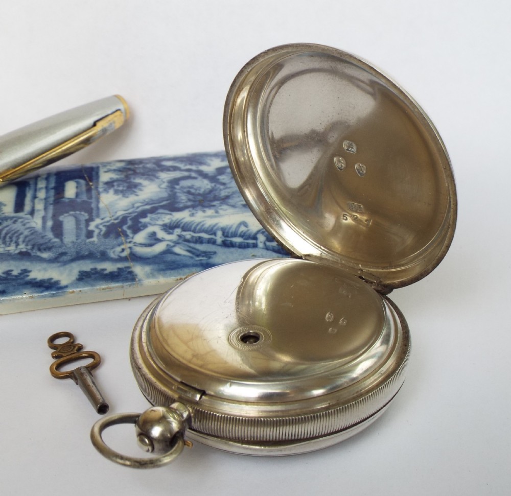 Antique silver Waltham Sterling pocket watch, 1897 View III