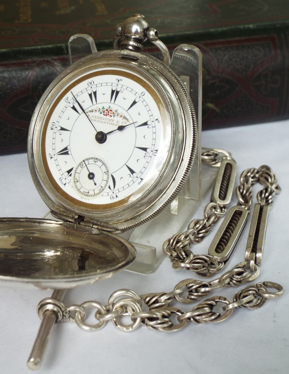 Antique Ottoman Empire Billodes pocket watch 